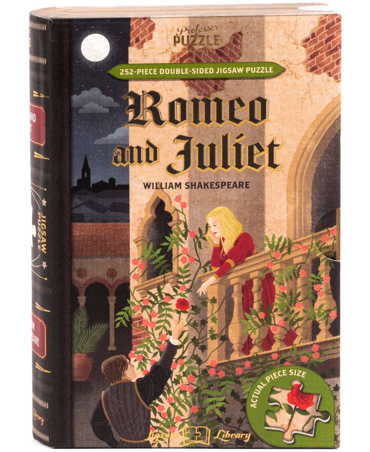 Shop Professor Puzzle William Shakespeare's Romeo And Juliet Double-sided Jigsaw Puzzle Set, 252 Pieces In Multi Color