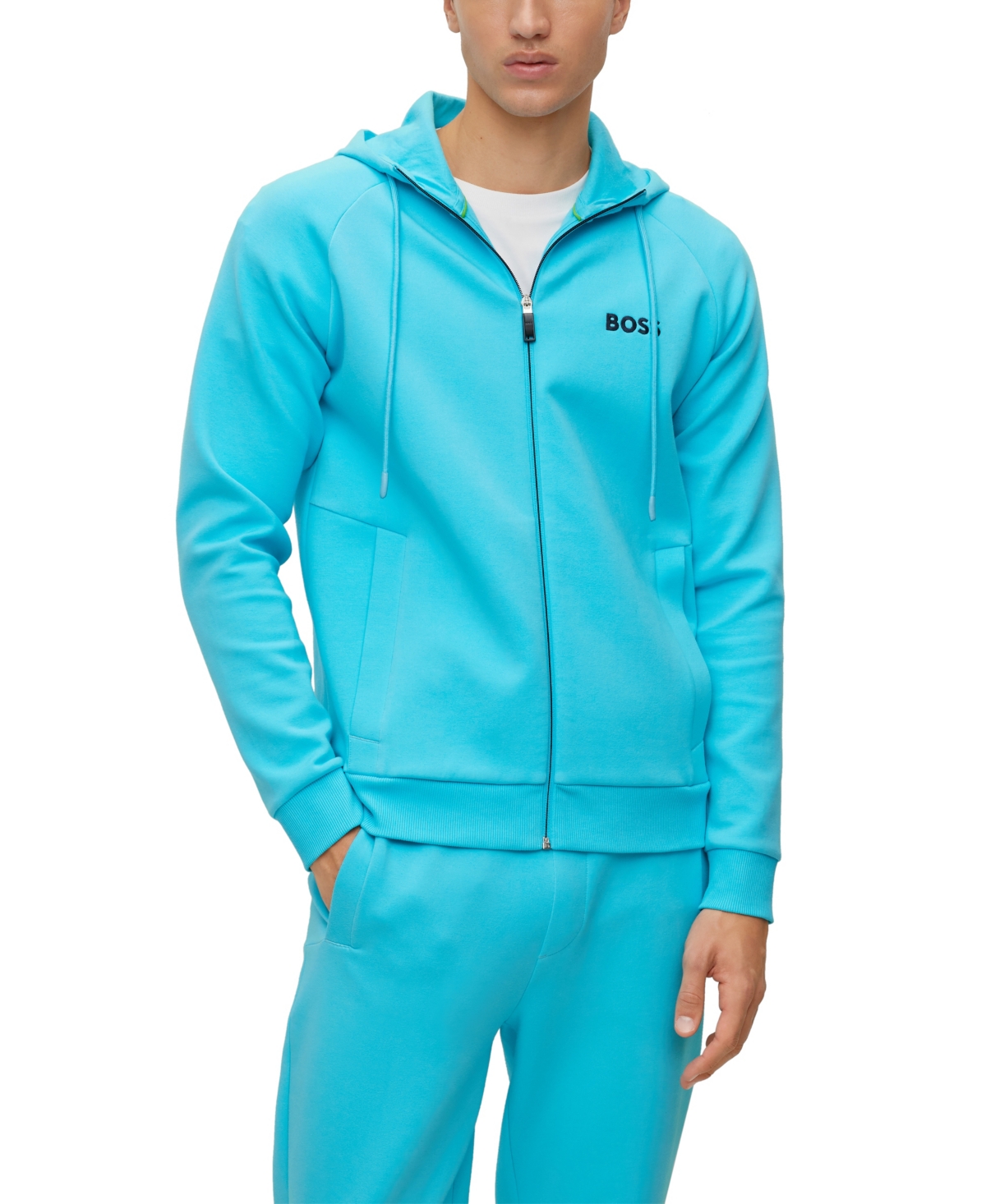 Blue hugo boss best sale hoodie