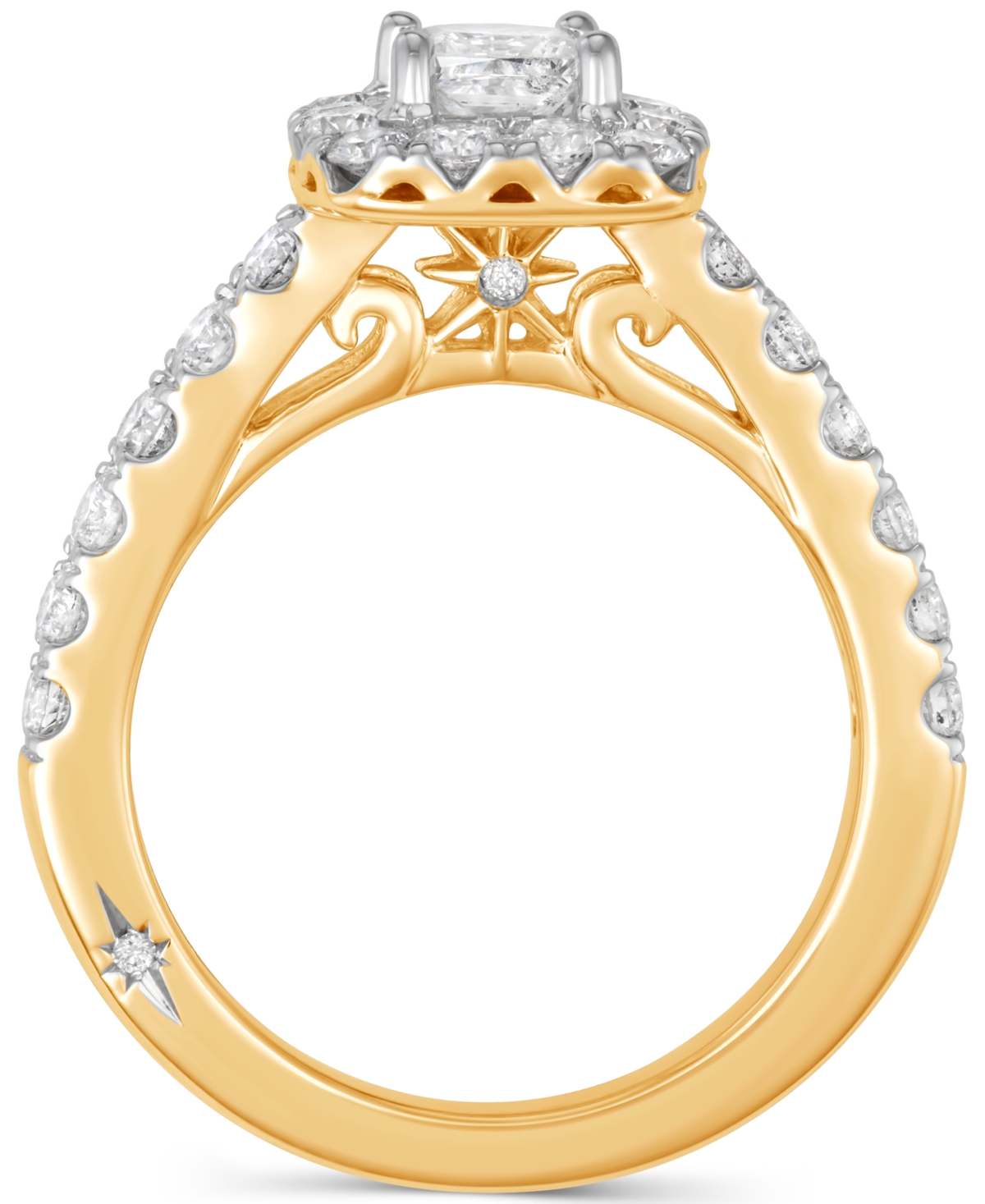 Marchesa Diamond Princess Bridal Set (2 ct. t.w.) in 18k White, Yellow or Rose Gold