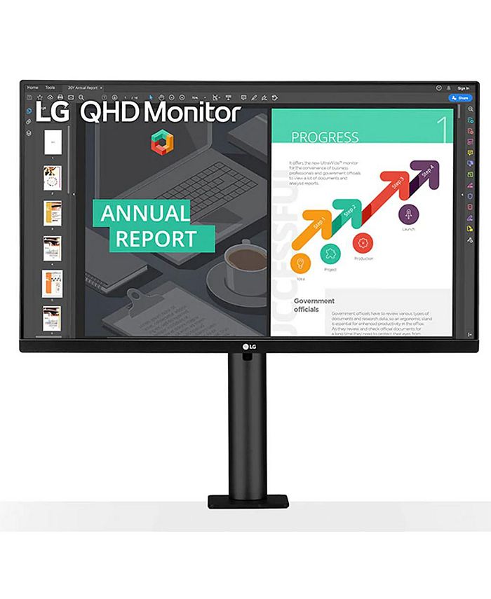 LG 27 inch QHD Ergo IPS Monitor with USB TypeC Macy's