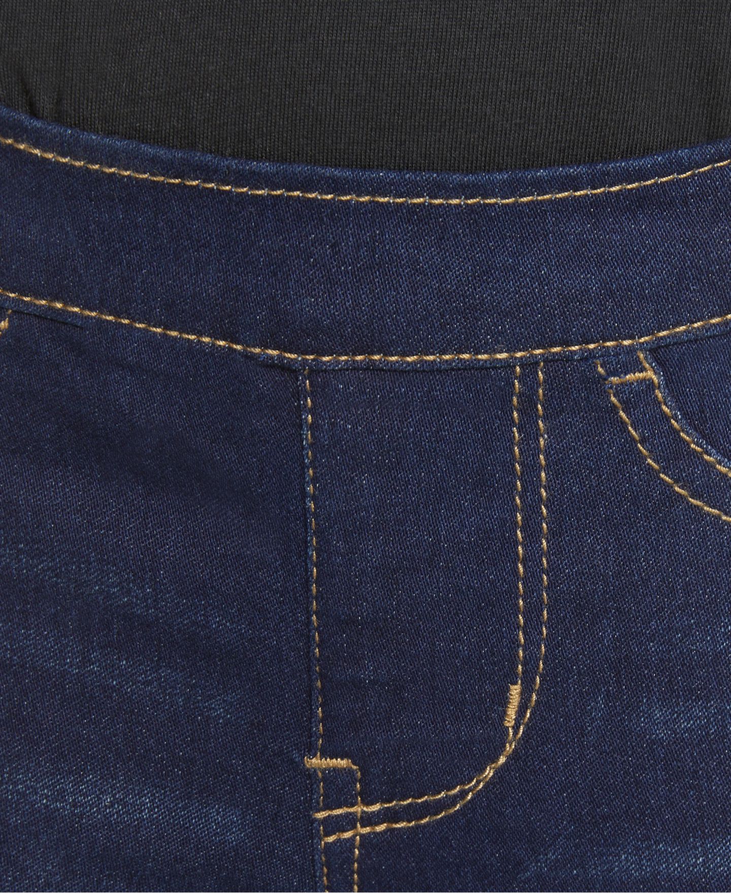 Детские джеггинсы Levi's для девочек, стрейч-деним, регулируемый пояс, цвет: Тёмный синий — фото 7