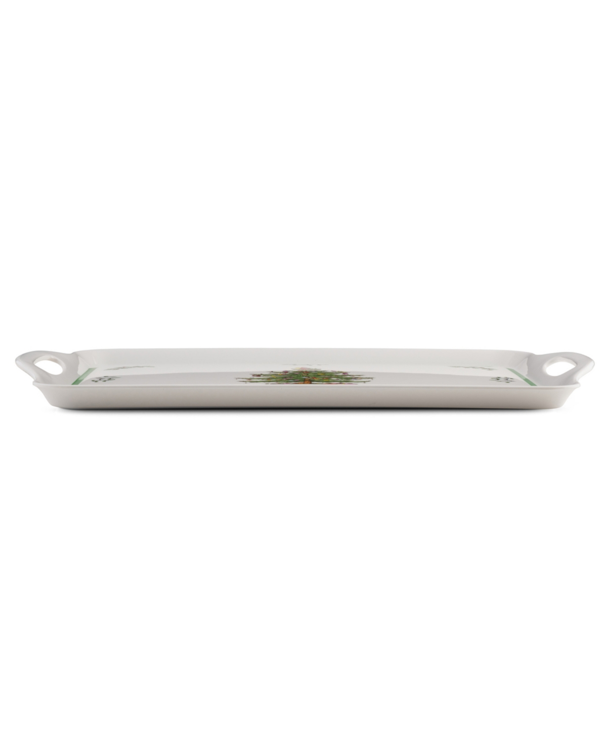 Spode Set/2 Christmas Tree Melamine Trays, Exclusively At Macy's In Green,multi