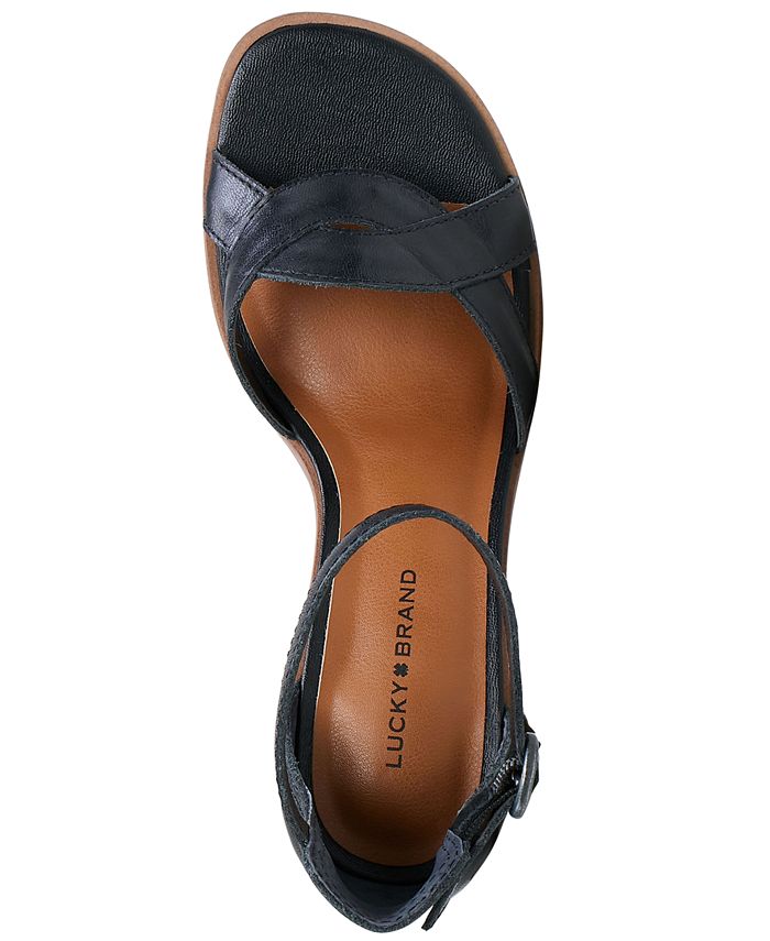 Lucky Brand Women s Sarwa Ankle Strap Dress Sandals Macy s