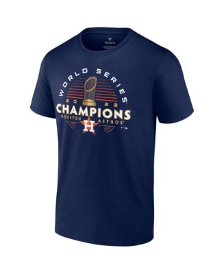 Fanatics Men's Branded Navy Houston Astros 2022 World Series Champions  Signature Roster Short Sleeve T-shirt - Macy's