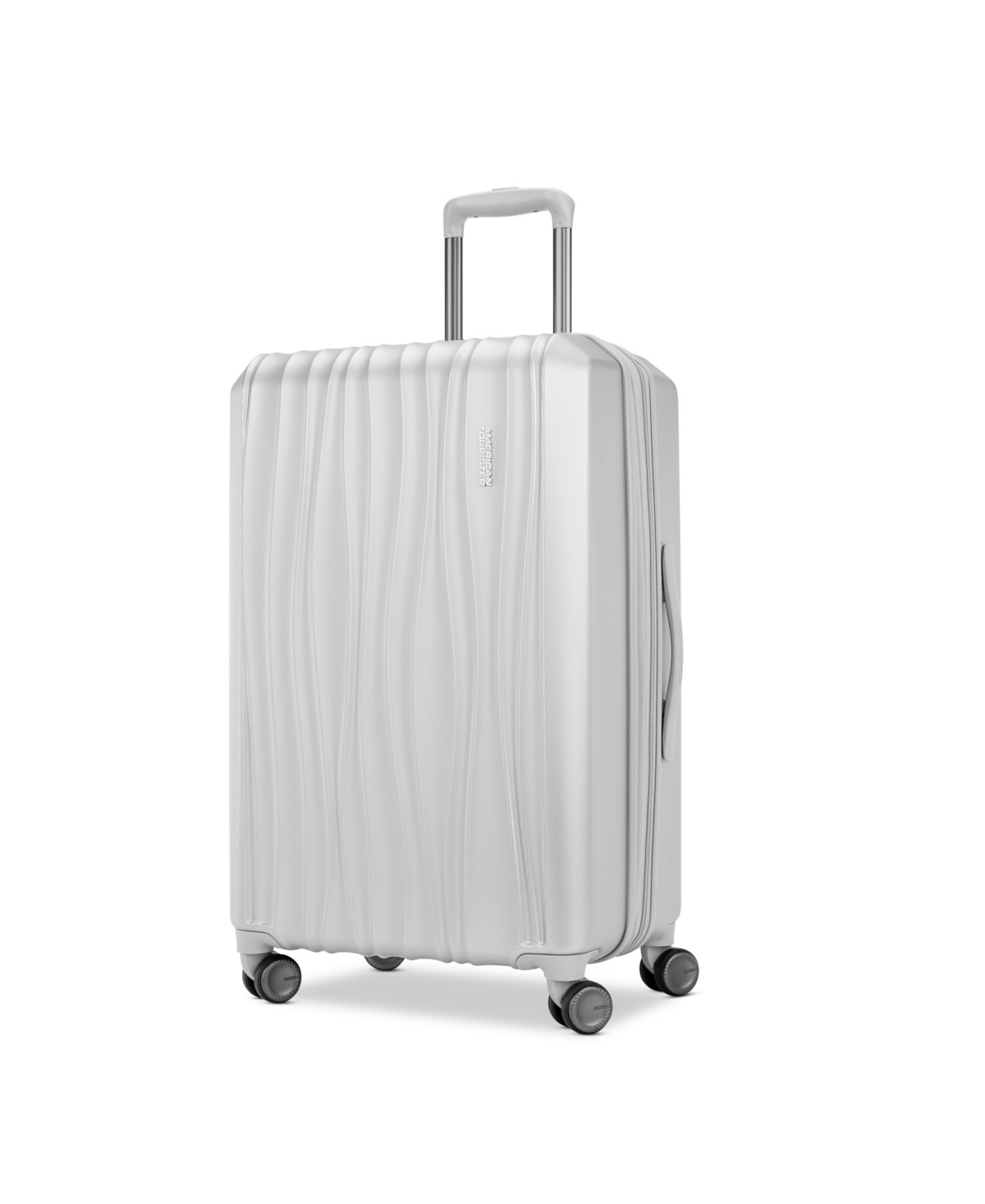 American Tourister Tribute Encore Hardside Check-in 24" Spinner Luggage In Silver
