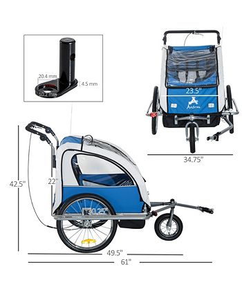 Aosom elite store pet bike trailer