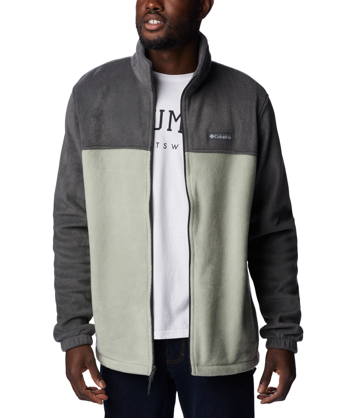 Columbia Men s Steens Mountain Full Zip 2.0 Fleece Jacket In Shark