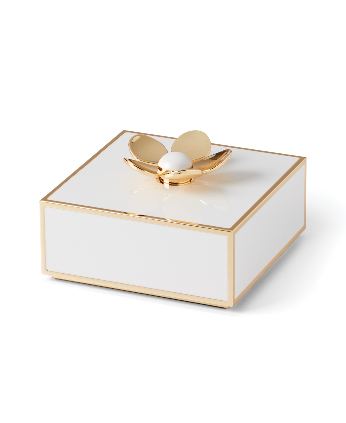 Kate Spade New York Make It Pop Floral Box In Metallic