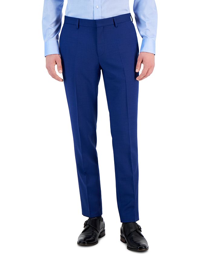 HUGO Men's Slim-Fit Superflex Stretch Suit Pants - Macy's