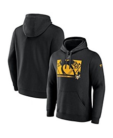Men's Branded Black Pittsburgh Penguins Authentic Pro Core Collection Secondary Pullover Hoodie