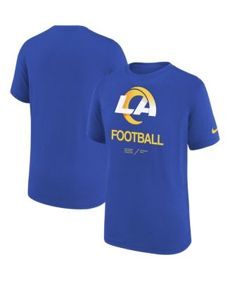 Big Boys Nike Royal Los Angeles Rams Sideline Legend Performance T ...