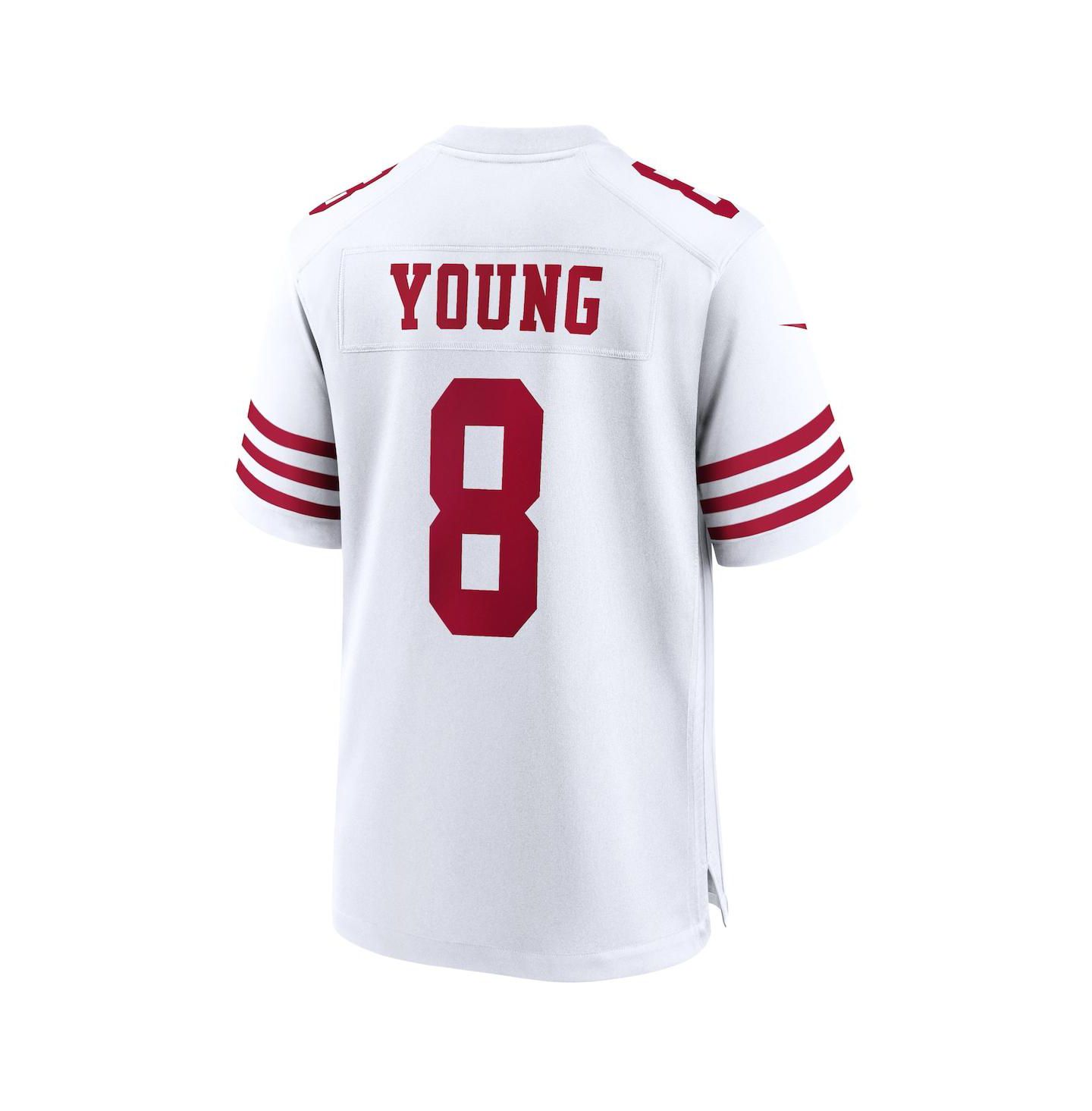 Мужской топ Nike Steve Young San Francisco 49ers RetiPlayer Game Jersey, цвет: Белый — фото 3