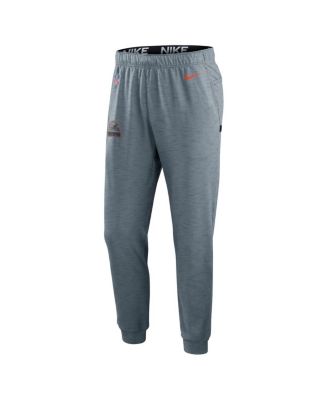 Men's Heather Gray Cleveland Browns Sideline Pop Player Performance Lounge Pants