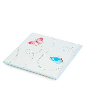 The Cellar - Butterfly Print Square Ceramic Trivet