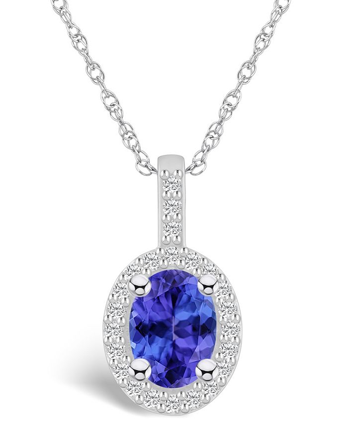 Tanzanite cheap necklace macys