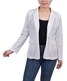 Women's Long Sleeve Scuba Crepe Jacket
