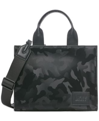 DKNY Hadlee Small Printed Camo Leather Tote - Macy's