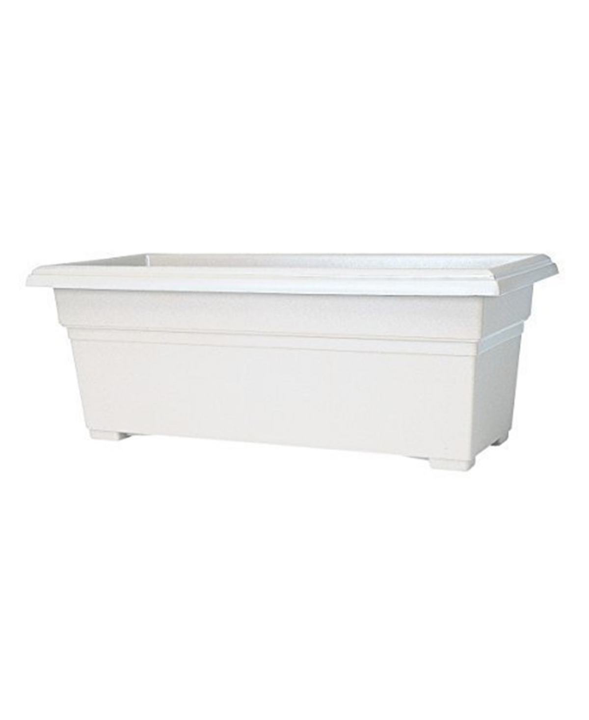Countryside Patio Planter Box, White, 12 Inch by 27 Inch - White