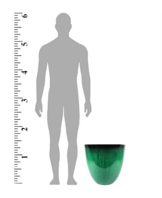 Gardeners Select EPR18-205 Egg Planter Green Flower 18 inch