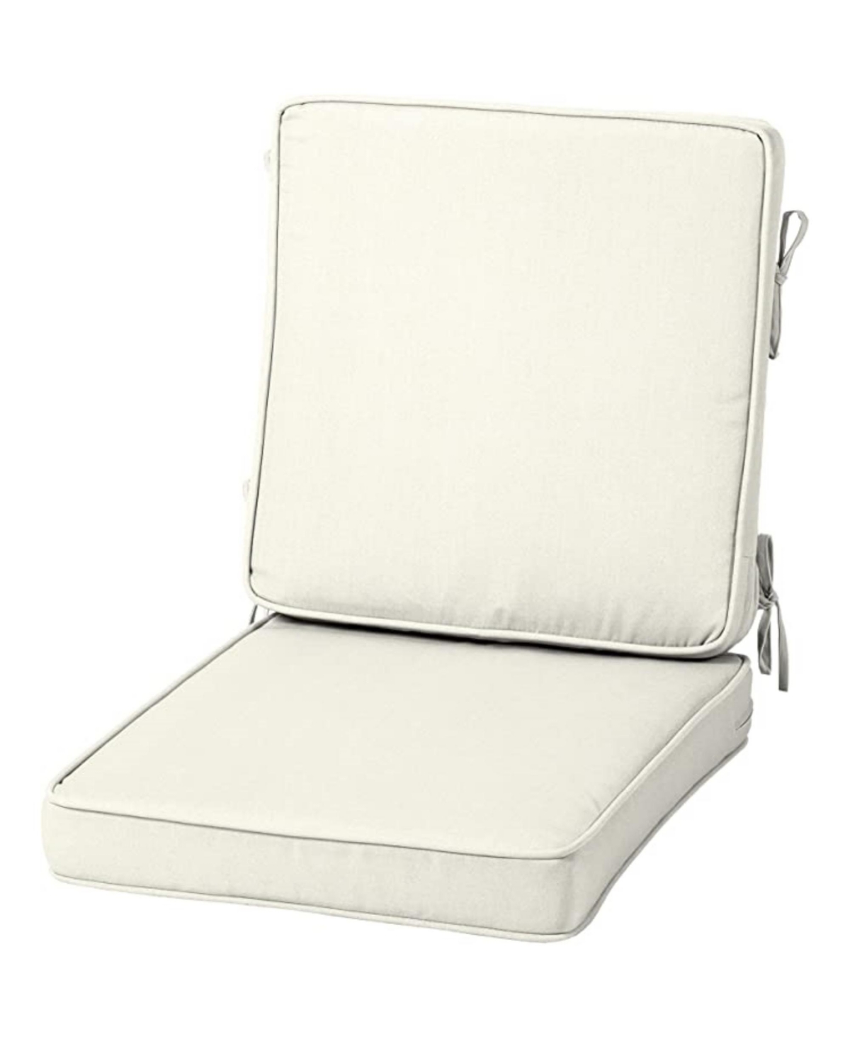 Acrylic Foam Chair Cushion 20In x 20In Cream - White