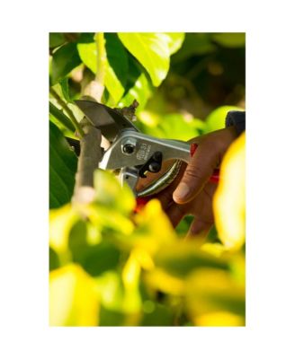 F13 One or Two-Hand Garden Pruner with Steel Blade 13.75 x 6 x 2 Inches