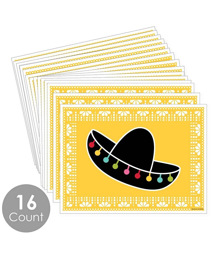 Big Dot of Happiness Let's Fiesta Party Table Decorations Mexican