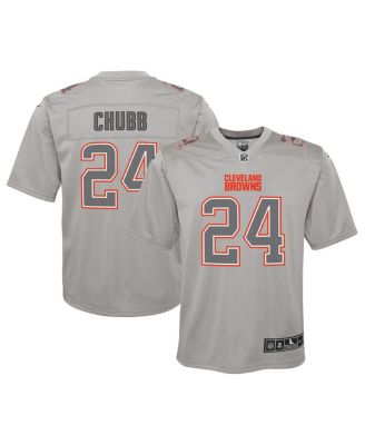 Big Boys Nike Nick Chubb Gray Cleveland Browns Atmosphere Game Jersey Macy s