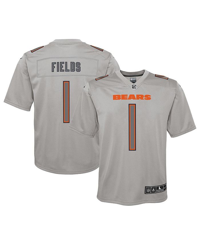 Nike Big Boys Justin Fields Gray Chicago Bears Atmosphere Game Jersey -  Macy's
