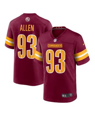 Big Boys Jonathan Allen Burgundy Washington Commanders Game Jersey