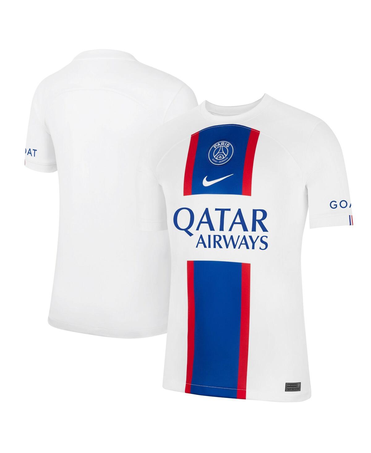 Men's NikeParis Saint-Germain 2022/23 Third Breathe Stadium Replica Blank Jersey - White