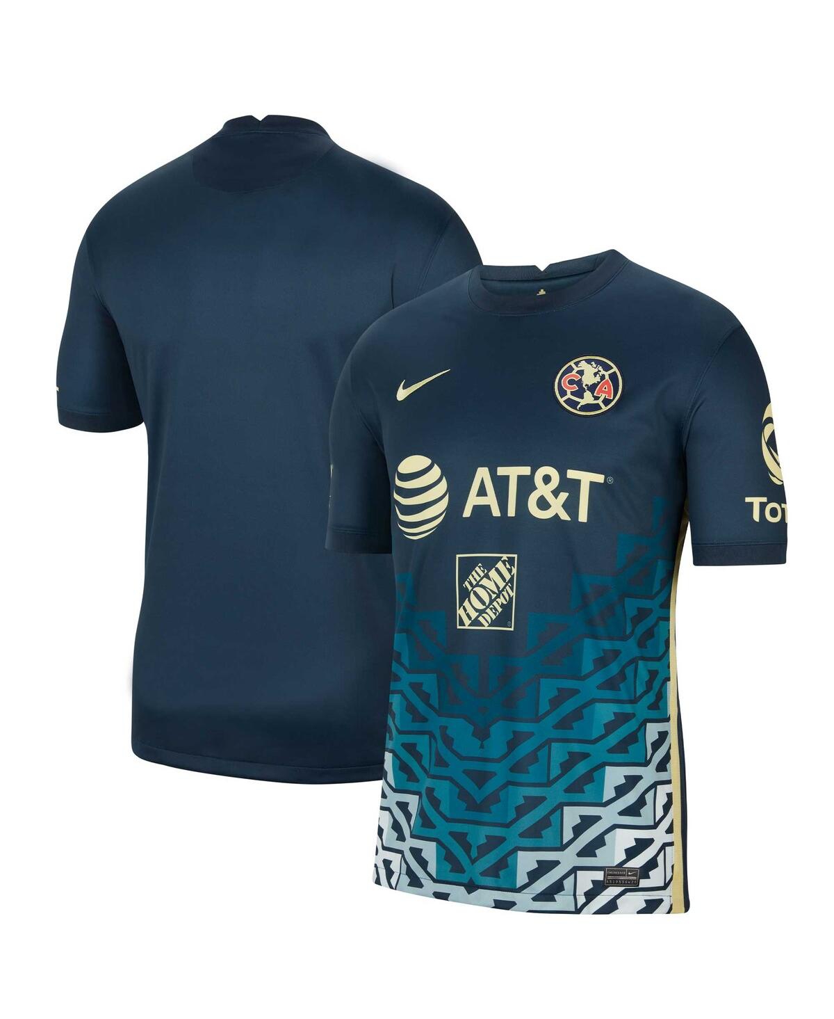 Big Boys NikeClub America 2021/22 Away Breathe Stadium Replica Jersey - Navy