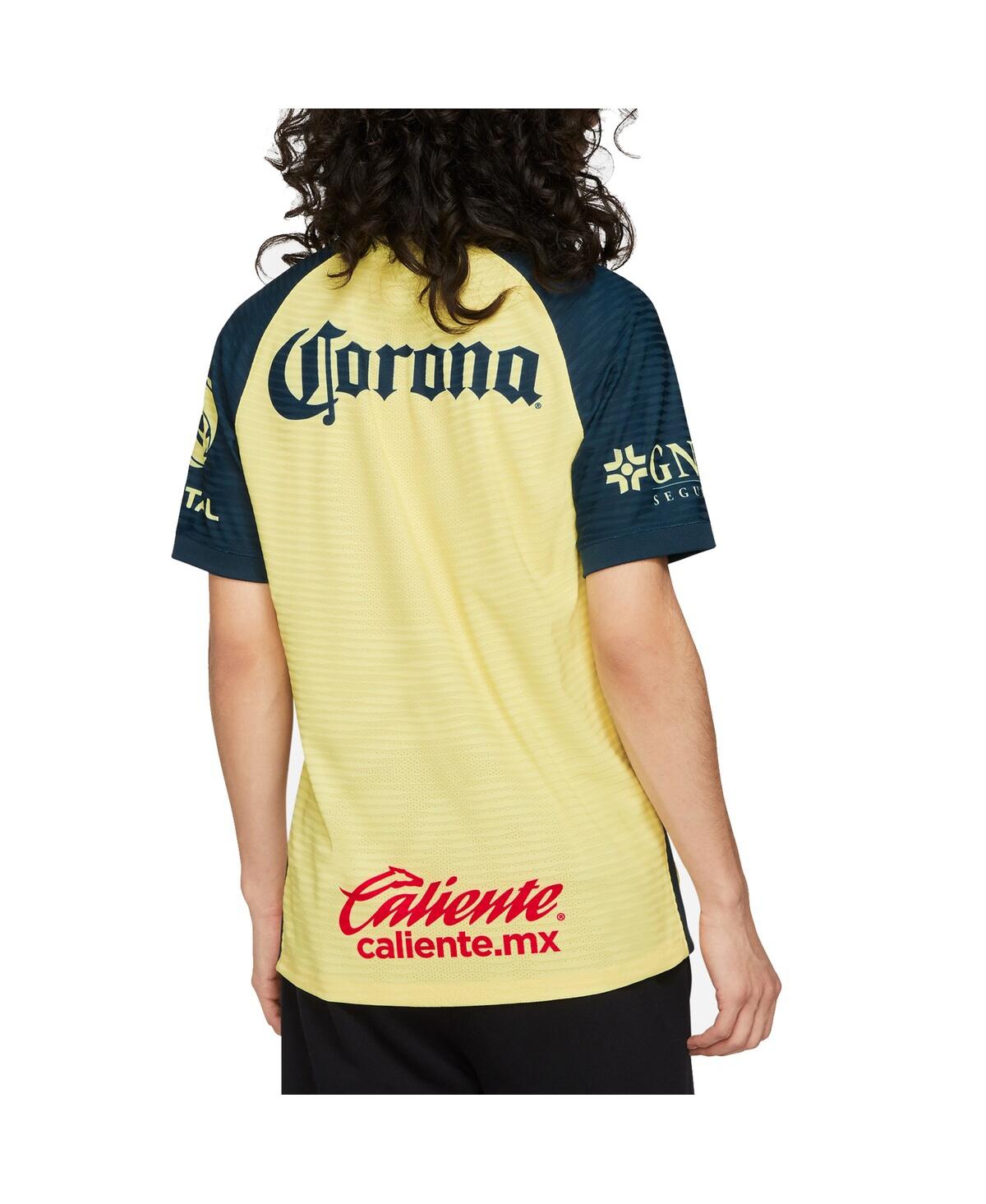 Men's NikeClub America 2021/22 Home Vapor Match Authentic Jersey - Yellow