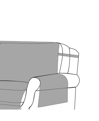 Gold-tone Rush Loveseat Protector, 103" x 76"