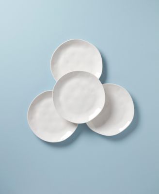 Bay Colors Solid Dinner Plates, Set of 4