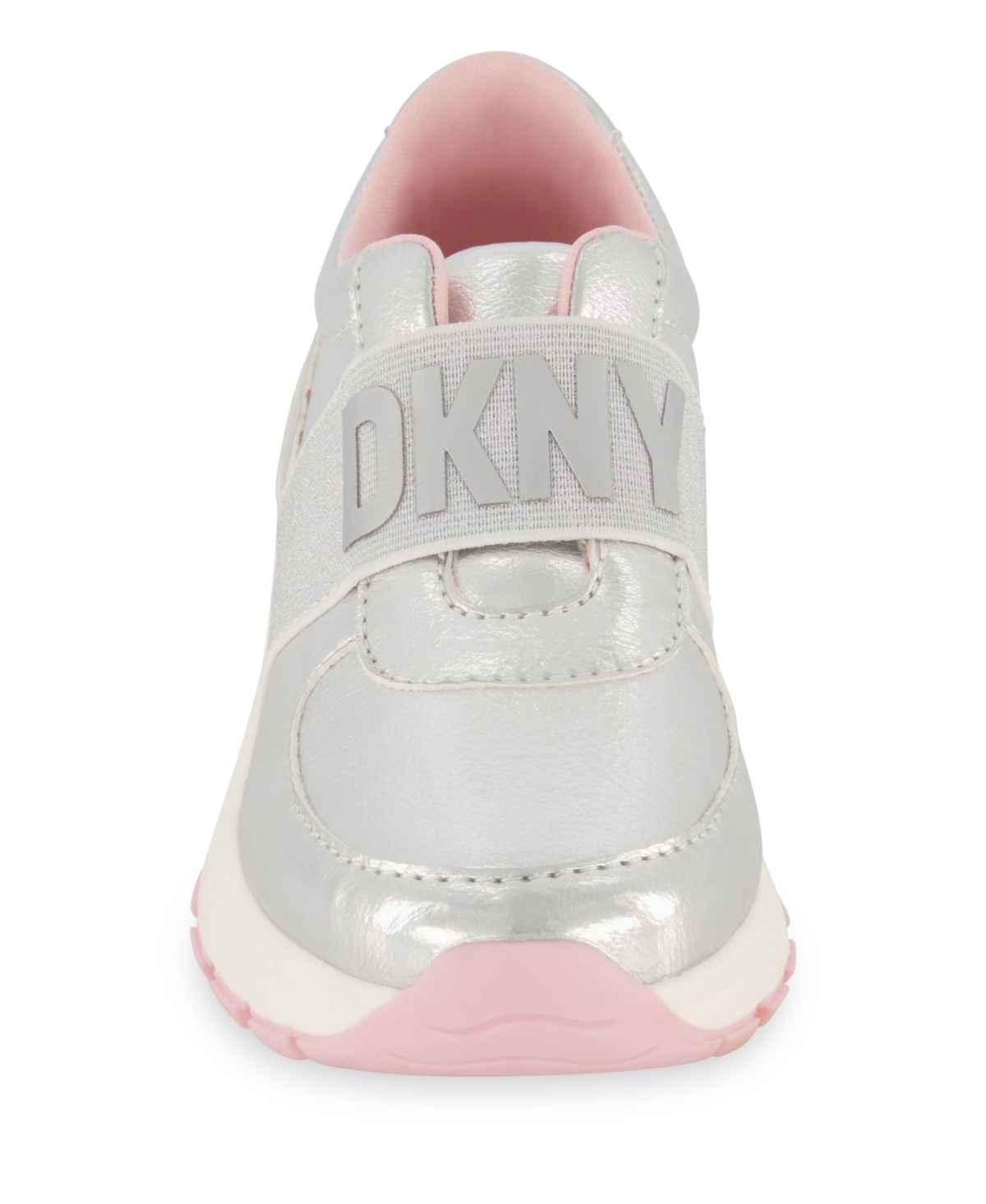 Dkny Little Girls Danni Empress Metallic Slip On Sneaker