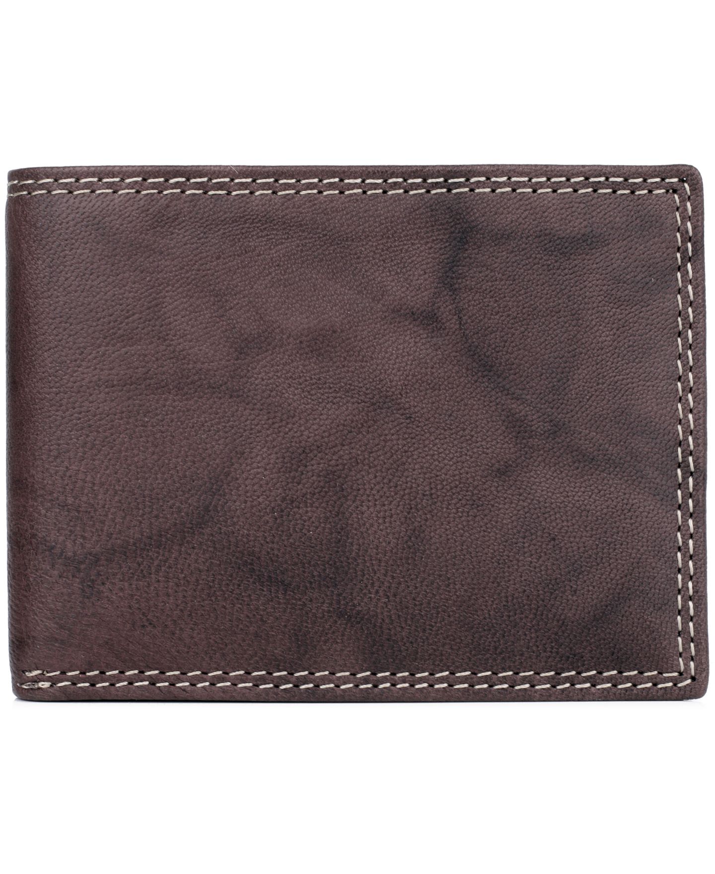 Кошелёк Julia Buxton J. Buxton Mini Hunt Credit Card Billfold Wallet, цвет: Коричневый — фото 1