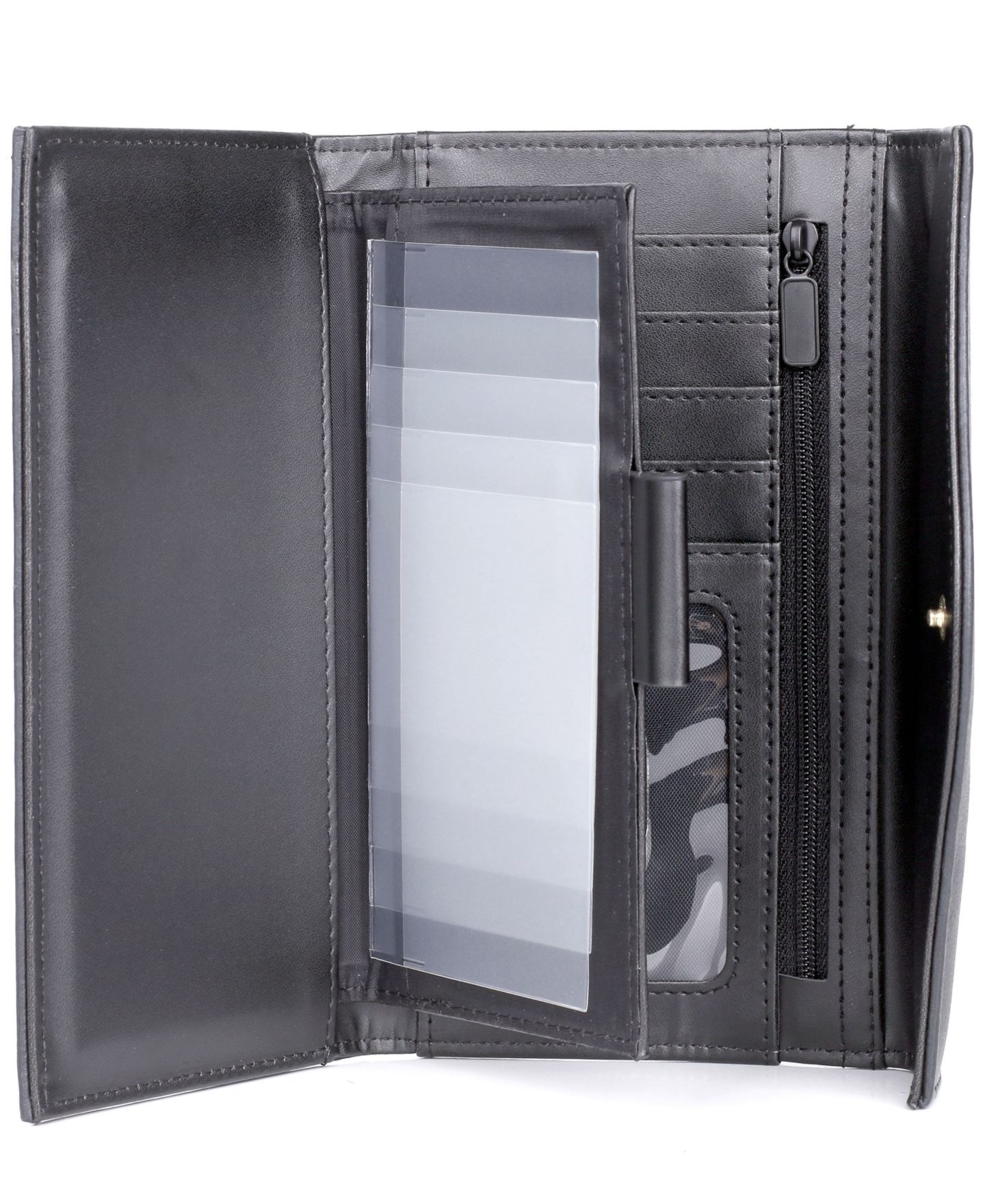 Женский клатч Julia Buxton Mini Heiress Organizer Clutch, цвет: Чёрный — фото 3