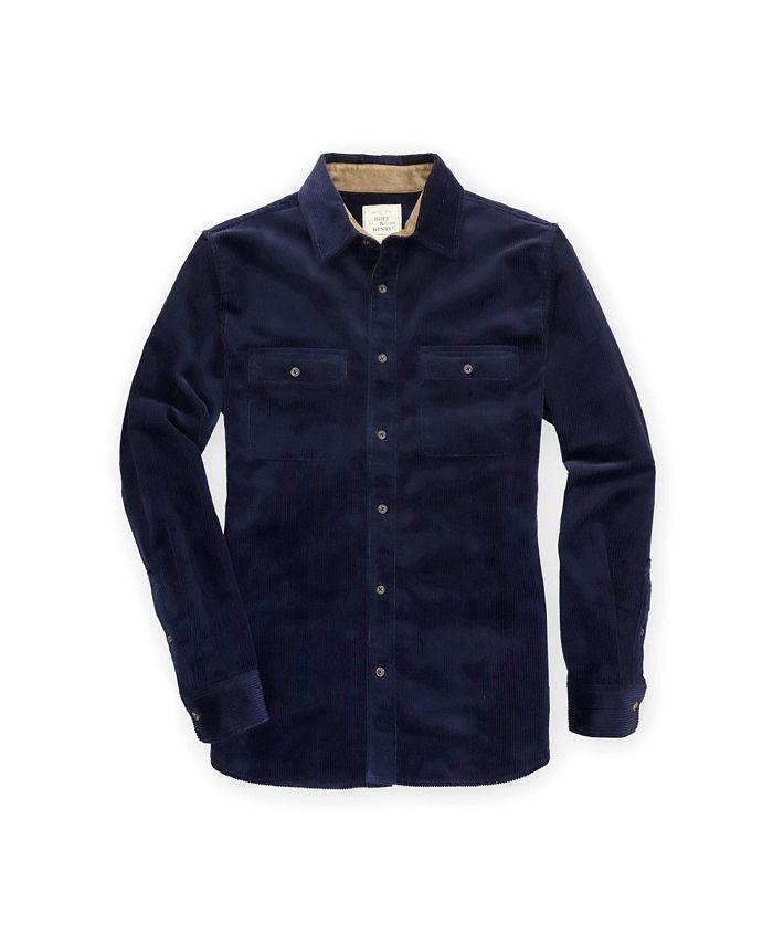 Hope Henry Men s Organic Cotton Long Sleeve Corduroy Button Down