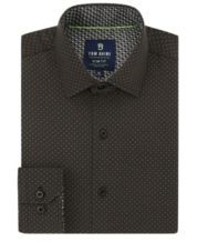Macys mens black dress shirt clearance