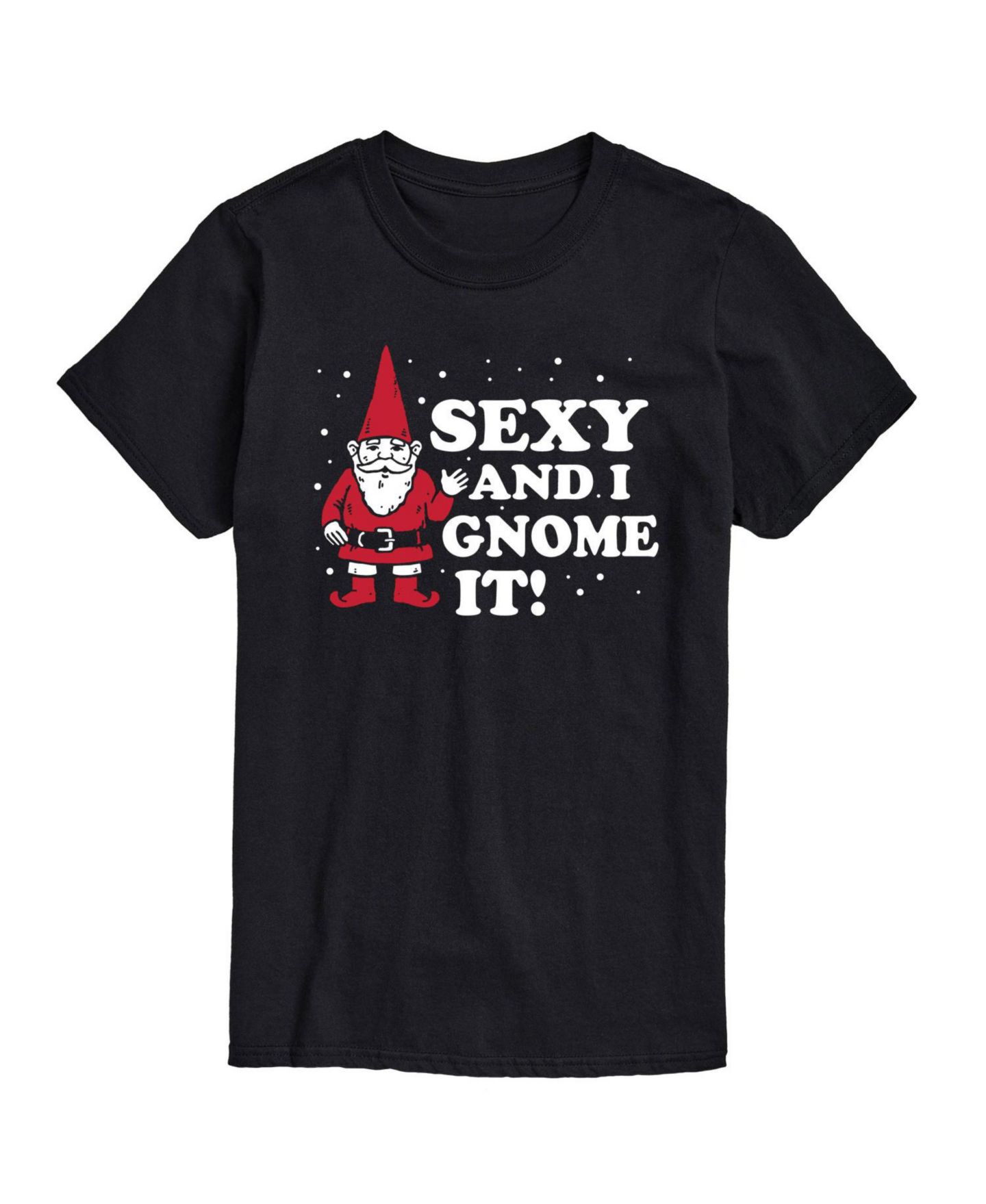 Мужская футболка AIRWAVES Sexy and I Gnome It Short Sleeve, цвет: Чёрный — фото 1