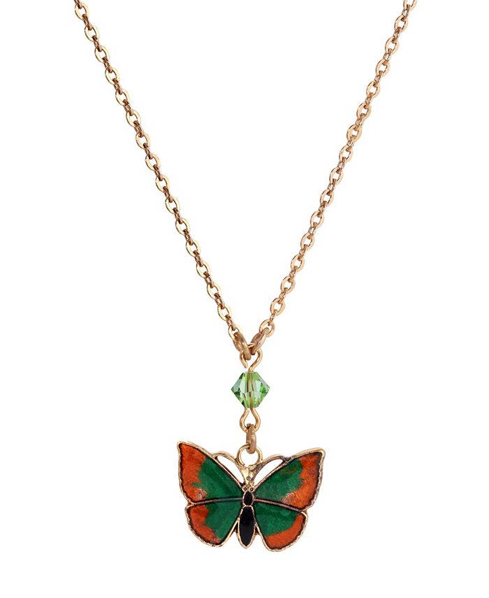 Butterfly discount necklace macys