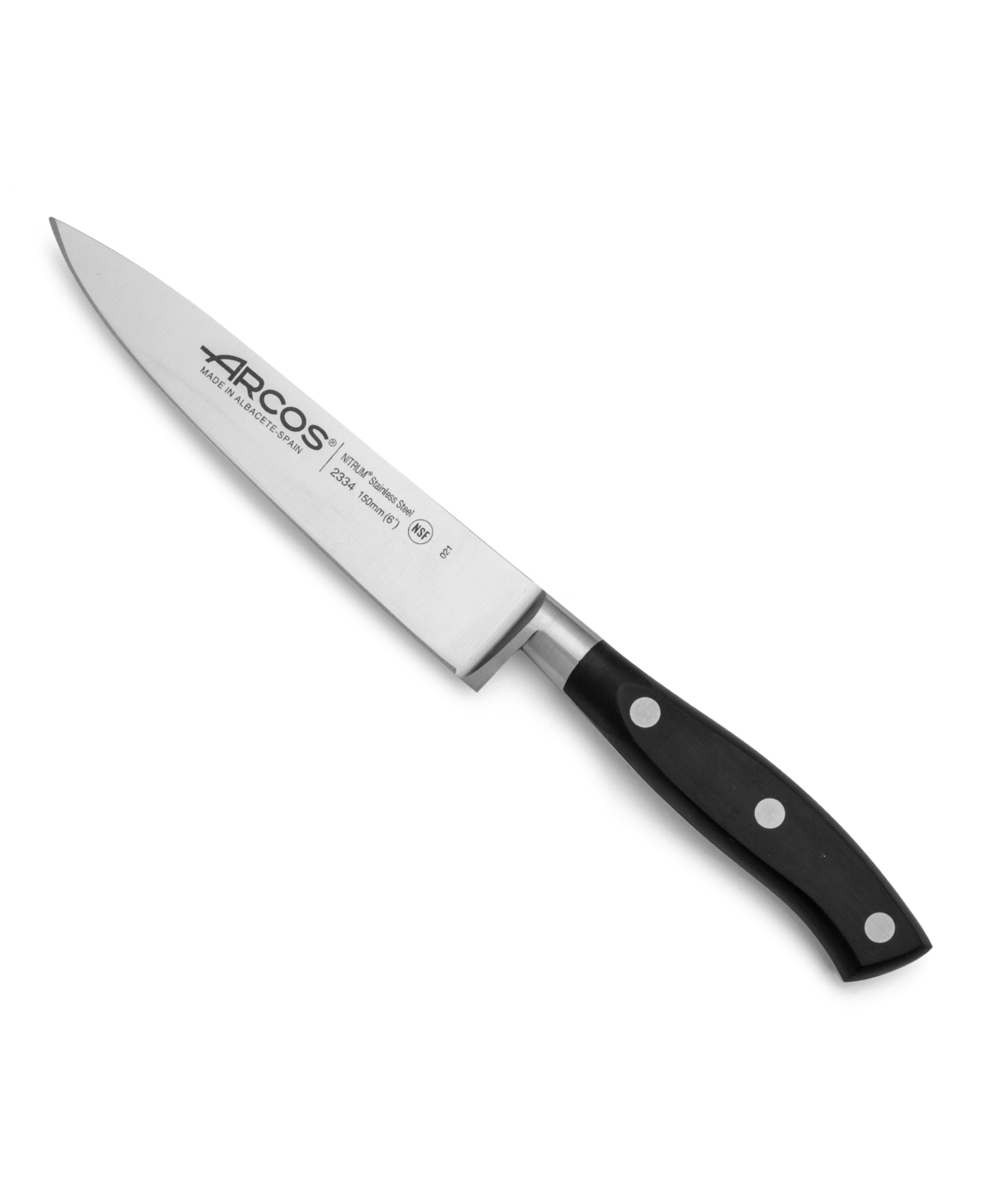 Arcos Riviera 6" Chef's Knife Cutlery In Black