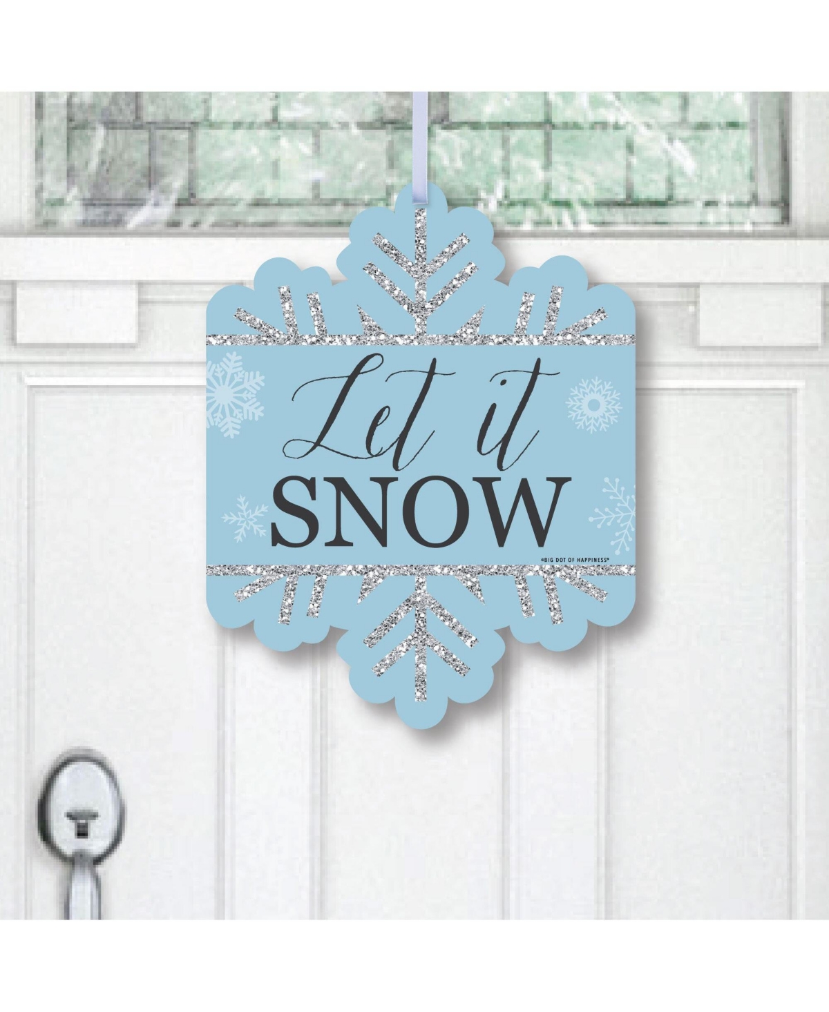 Winter Wonderland - Hanging Porch Outdoor Decor - Front Door Decor - 1 Pc Sign