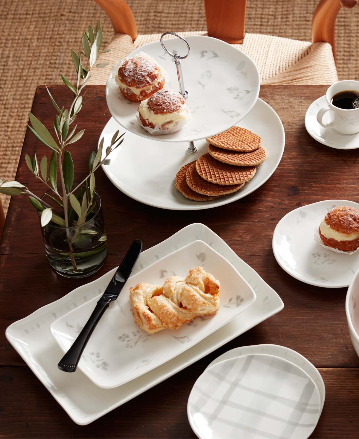 Lenox Oyster Bay Nesting Serving Platters, Set of 2