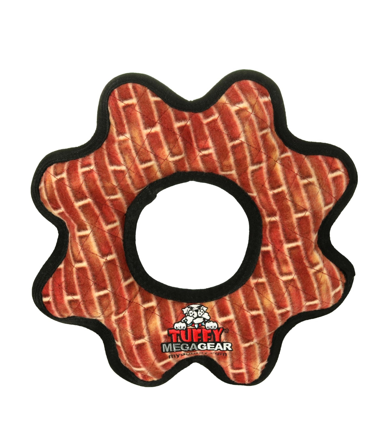 Mega Gear Ring Brick, Dog Toy - Rust/ Copper