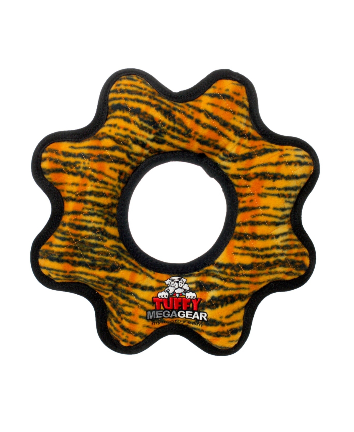 Mega Gear Ring Tiger, Dog Toy - Medium Orange
