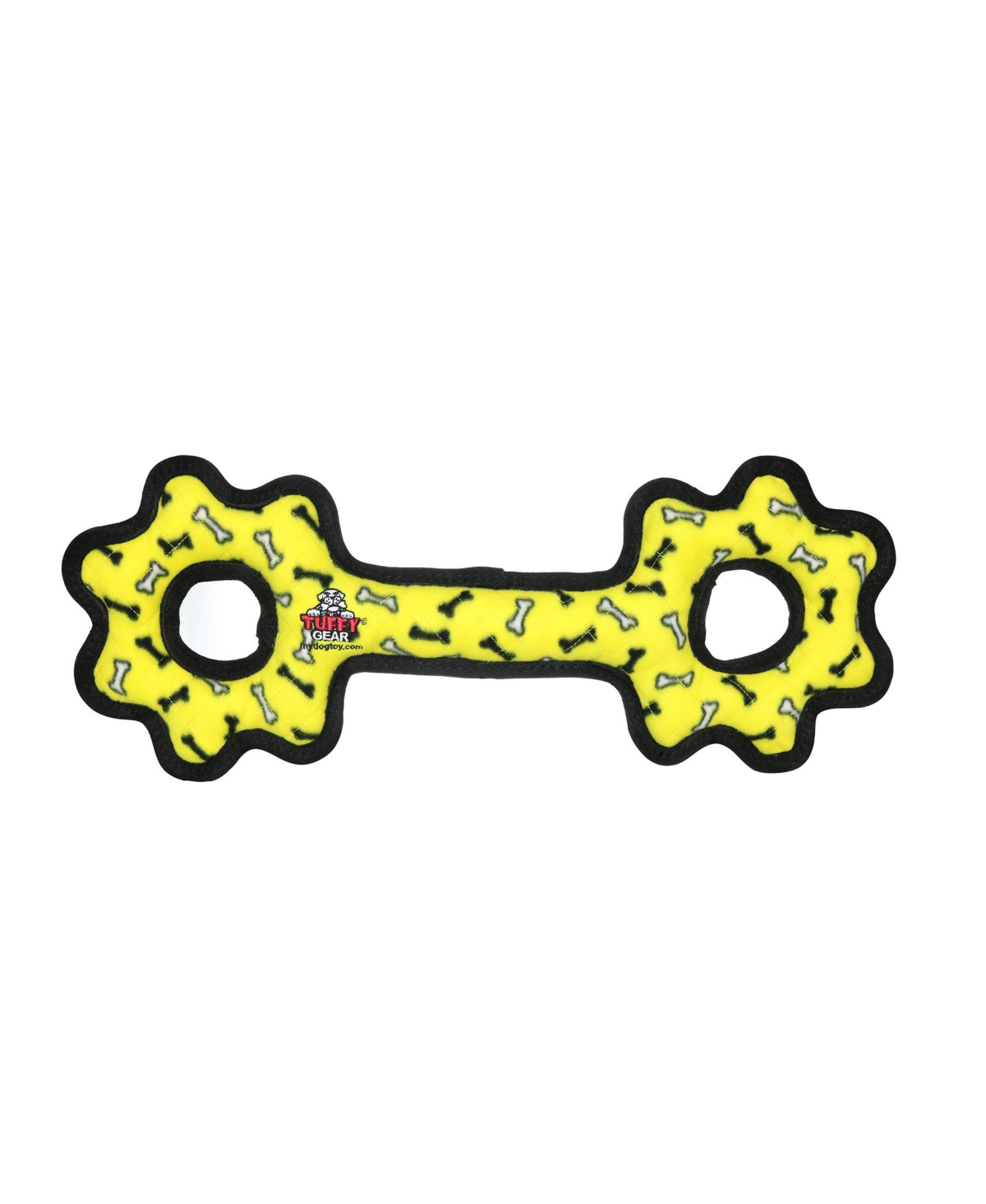 Ultimate Tug-o-Gear Yellow Bone, Dog Toy - Yellow