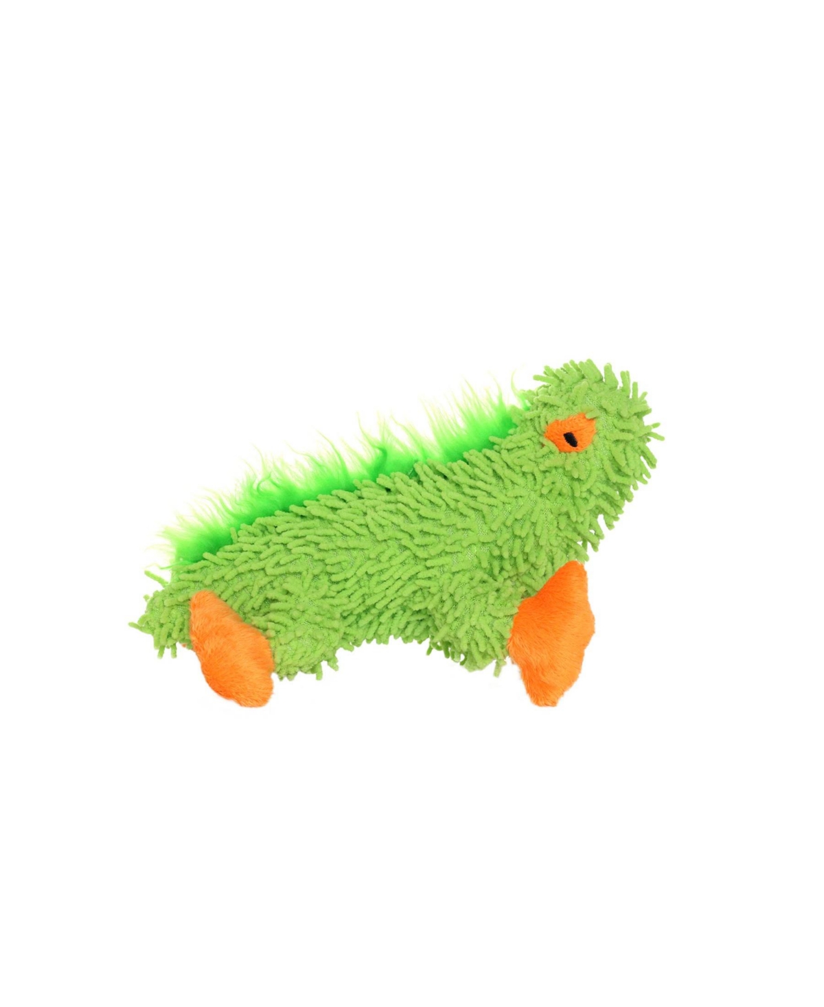 Jr Micro Fiber Lizard, Dog Toy - Green