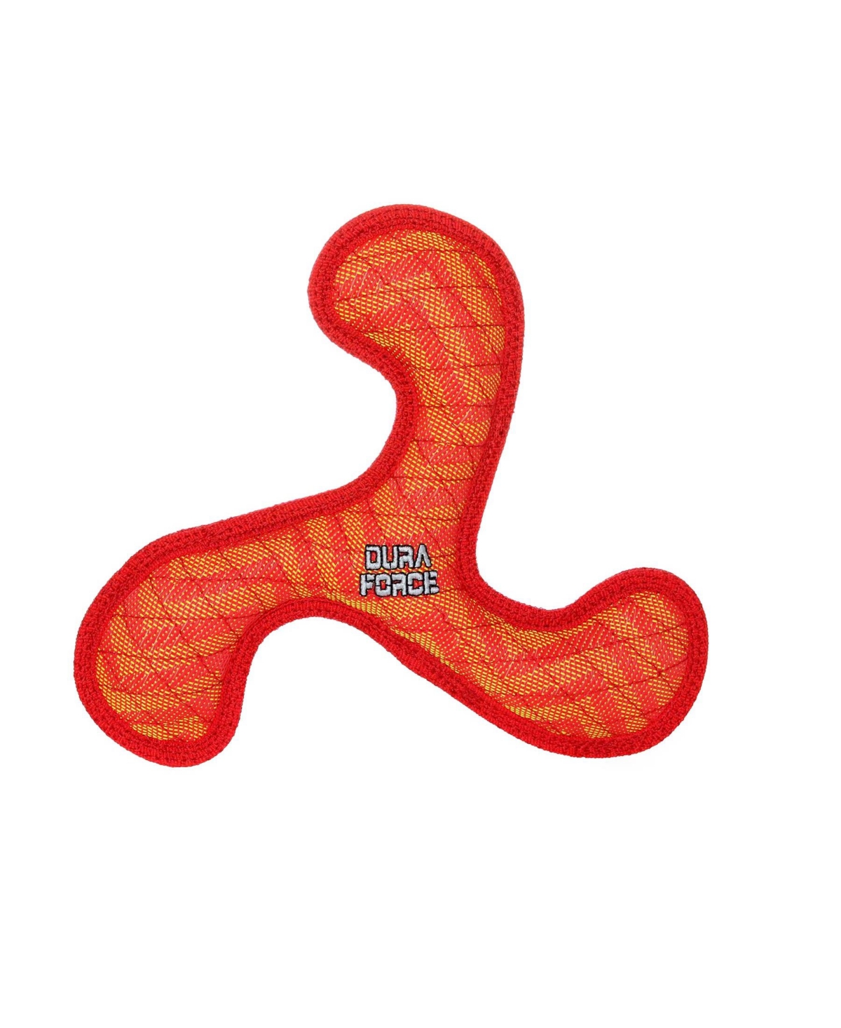 Boomerang ZigZag Red-Red, Dog Toy - Bright Red