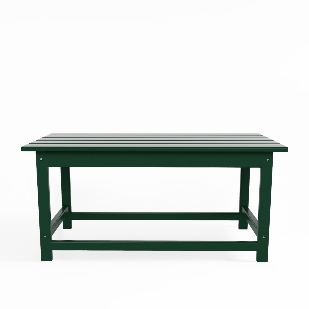 WestinTrends Outdoor Patio Classic Adirondack Coffee Table - Dark Green